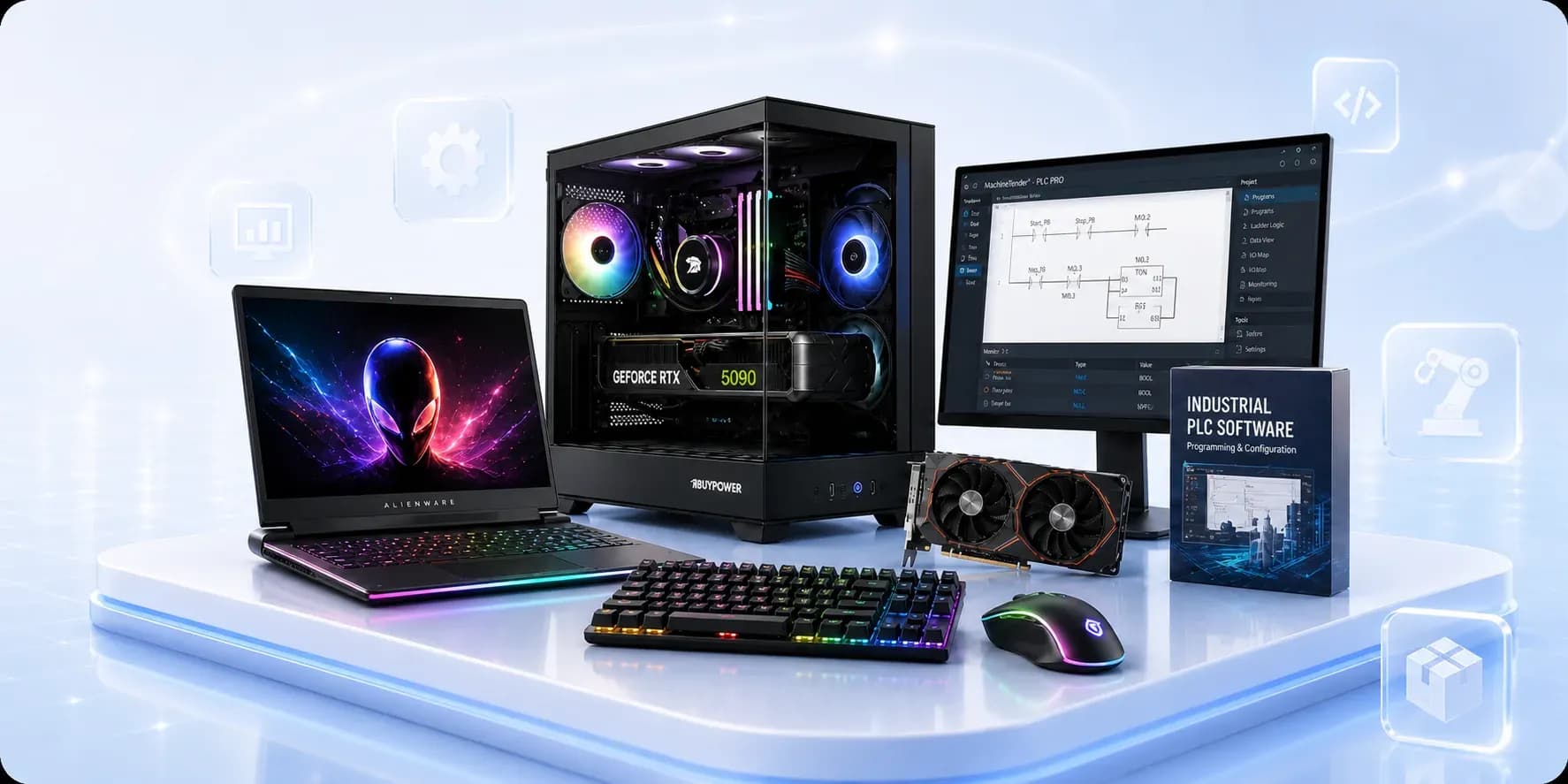Eneleich Store computers, PLC software, accessories, and engineering products